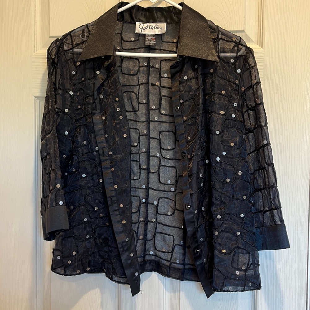 Very cute see through for special occasion top